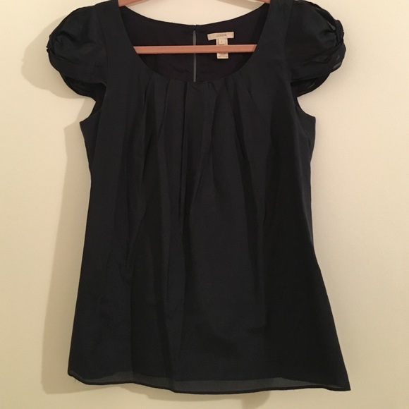 J Crew Navy blouse
