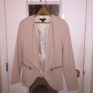Blush pink blazer