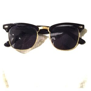 Clubmaster sunglasses black