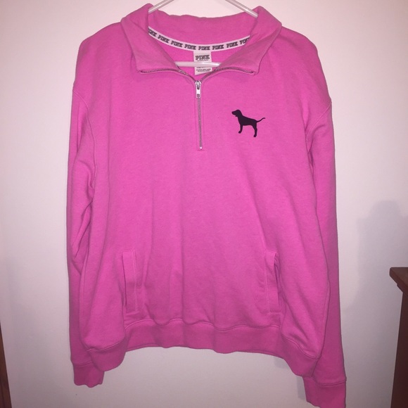 PINK Victoria's Secret Tops - Victoria's Secret PINK 1/4 Zip