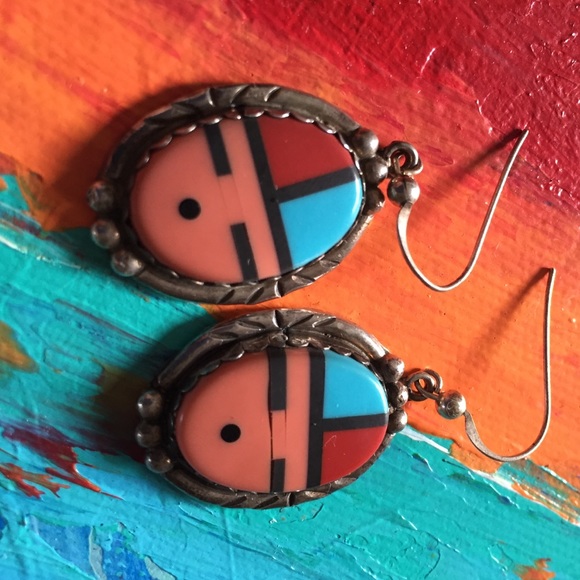Earrings hanging