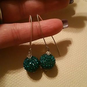 STERLING SILVER SWAROVSKI CRYSTAL EARRINGS