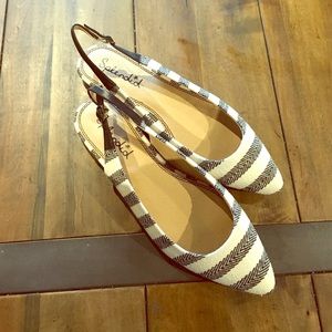 Sling back flats!
