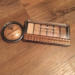 Hard candy baked bronzer and eyeshadow palette!😊