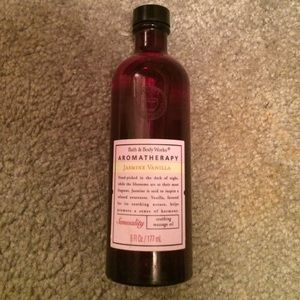 An aromatherapy massage oil