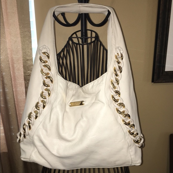 Micheal Kors cream white handbag