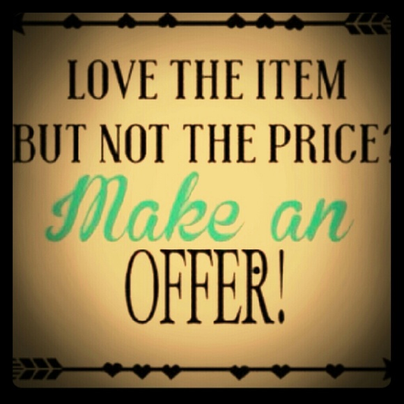 Want something but not the price...make an offer