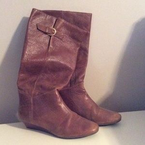 Steve Madden Intyce Size 9 Brown Leather Boots