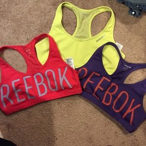 reebok sports bras