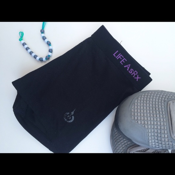 Life as RX Bootie short. Black with purple. XS