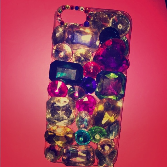 JEWELED IPHONE 5S CASE