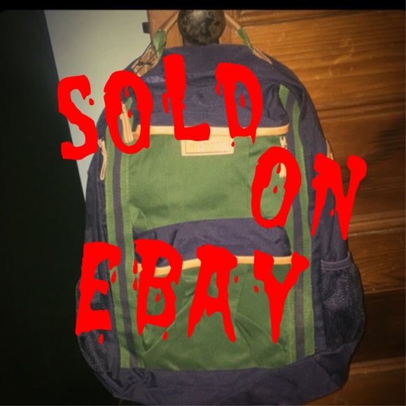 NWOT Tommy Hilfiger Backpack Unisex green & navy