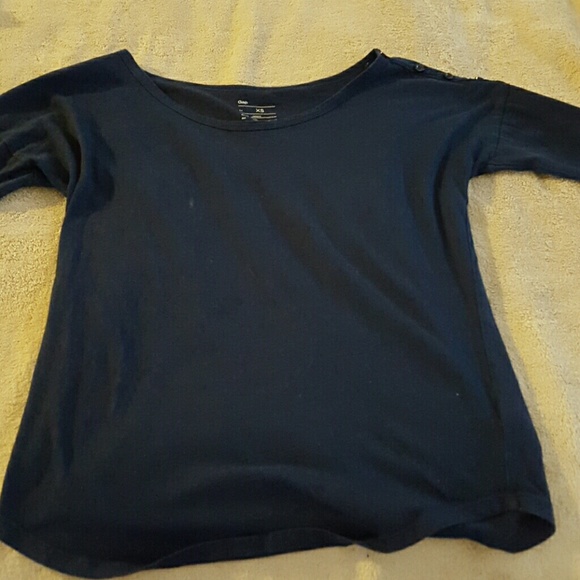 Blue gap 3/4 sleeves shirt