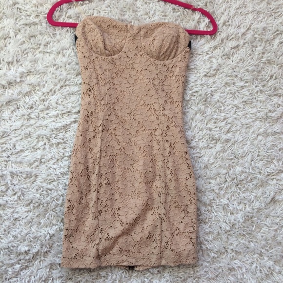Pink Lace Dress