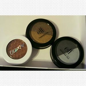 Lot of 3 eyeshadows. COLOURPOP ELF dgaf