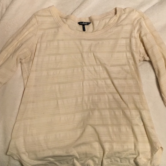 Cream top, Daisy Fuentes
