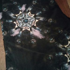 Wolf/dreamcatcher leggings