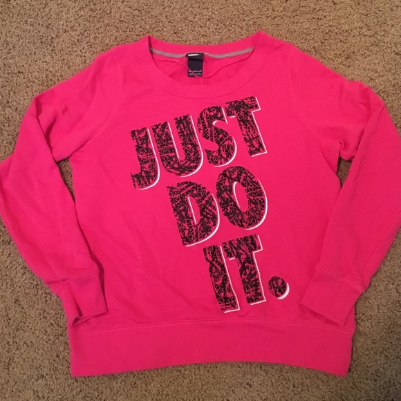Nike JUST DO IT sweatshirt top💗