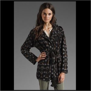 Free People Hooded Ikat Anorak