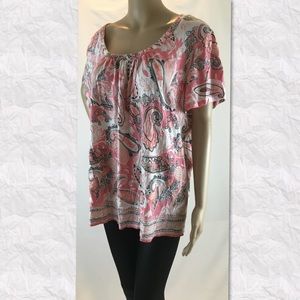 Paisley floral top