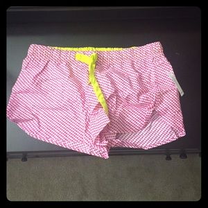 Small and Medium Old navy pink polka dot pj shorts