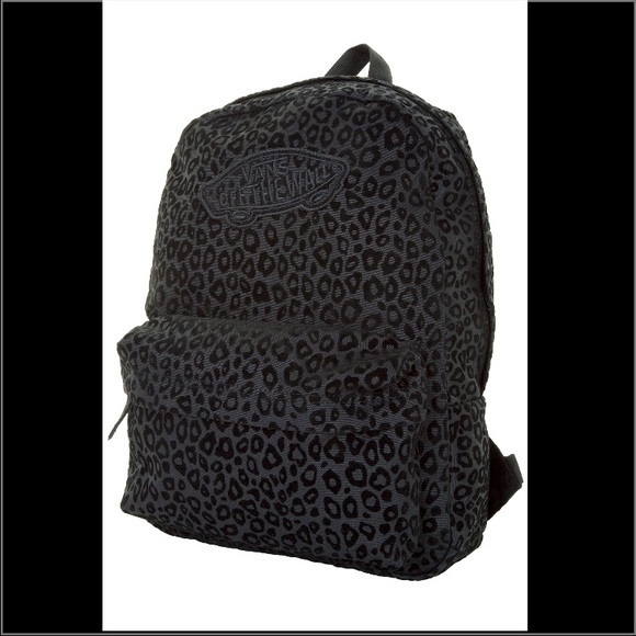 Black Leopard Vans Backpack!
