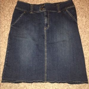 Liz Claiborne Jean Skirt
