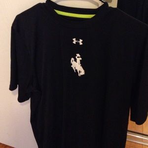 Men's Under Armour HeatGear tee, Univ of Wyoming