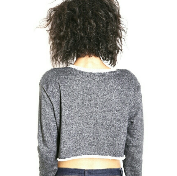 NWT Meow French Terry Top, S - Picture 2 of 4