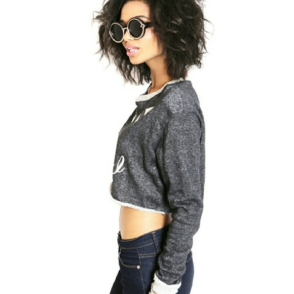 NWT Meow French Terry Top, S - Picture 4 of 4