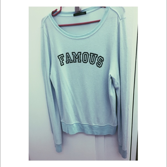 Wild fox sweatshirt size M in mint green