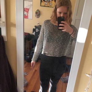 Funky cropped sweater