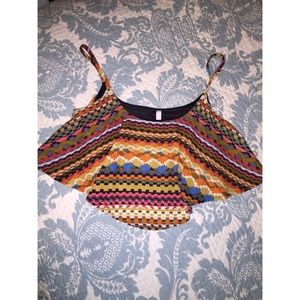 Aztec crop top