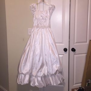 A white children's dress