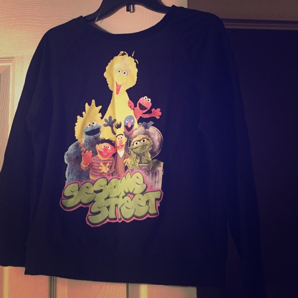 Sesame Street hoodie retro oversized cute swag