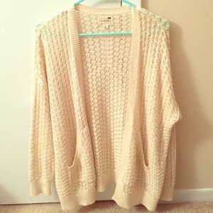 Loose fitting cardigan
