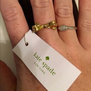 NWT Kate spade bow ring