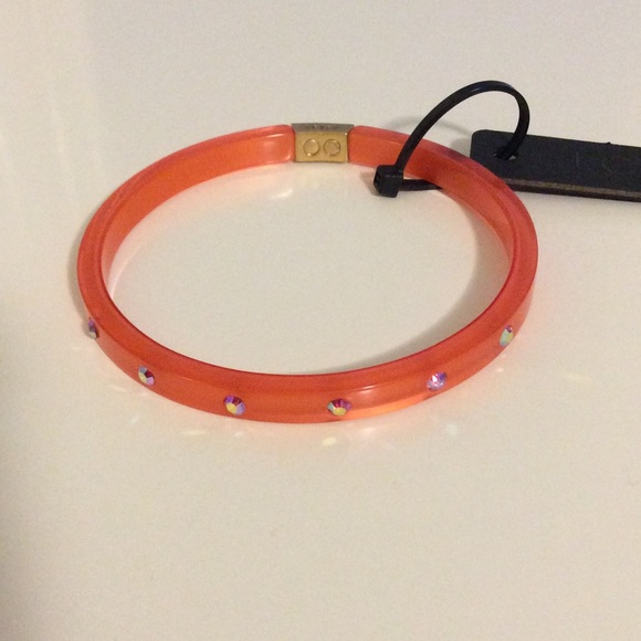 NWT Orange Skinny Stacking Bangle - Picture 2 of 6