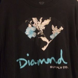 long sleeve diamond shirt