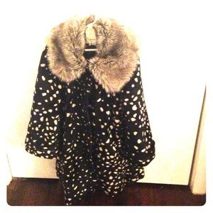 Faux Fur Anthropologie Jacket