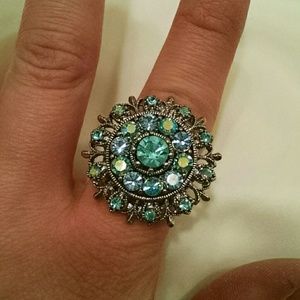 Shades of blue, ring