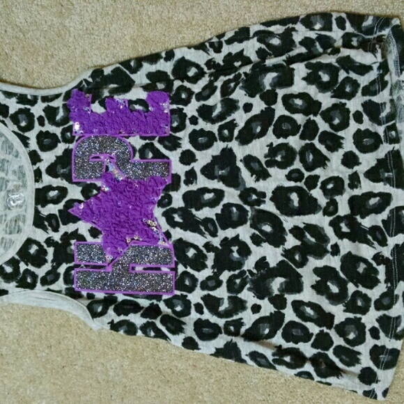 Cheetah print tank top