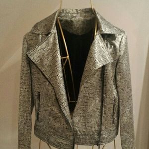 Forever 21 Gold and Black Metallic Jacket
