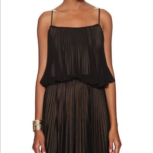 ABS by Allen Schwartz Pleated Cami & Skirt Set