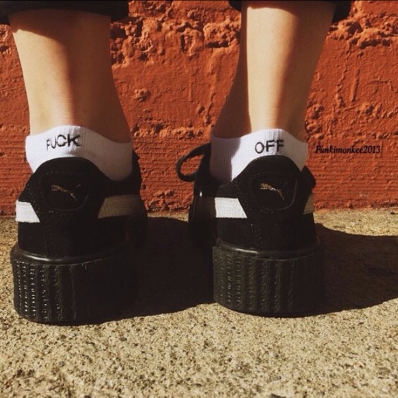 Brandy Melville F Off socks