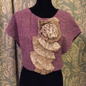 Purple Top with Beautiful Texture