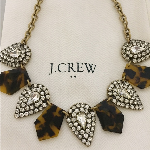 J. Crew Crystal Adornment Necklace
