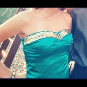 Teal dress