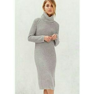 URBAN OUTFITTERS BDG Grey Sweater Dress