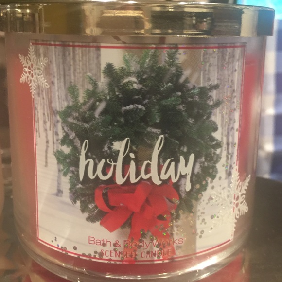 Holiday Cinnamon Bath & BodyWorks 3-Wick Candle